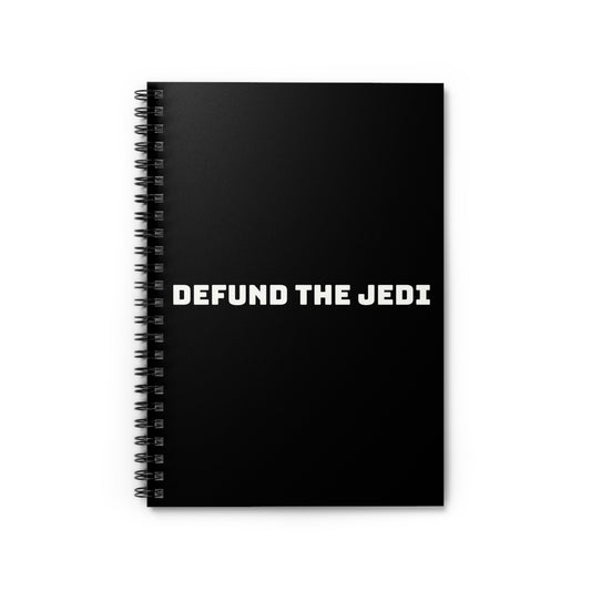 Defund the Jedi - Notebook - Black